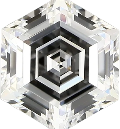 1.15 Carat D vvs2 HEXAGON Lab Diamond