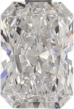 1.42 Carat D VVS2 Radiant Lab Diamond