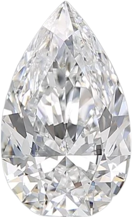 1.5 Carat D VS1 Pear Natural Diamond