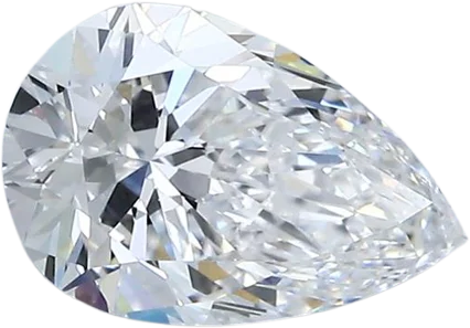 1.5 Carat E VVS1 Pear Natural Diamond