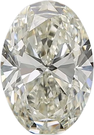 1.53 Carat K SI1 Oval Natural Diamond