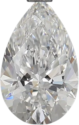 1.53 Carat F IF Pear Lab Diamond