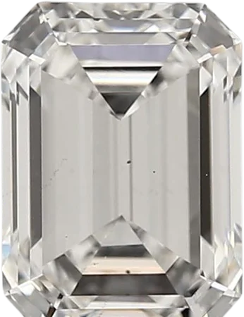 1.72 Carat F vs2 Emerald Lab Diamond