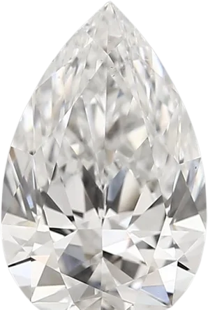 1.98 Carat D vs2 Pear Lab Diamond