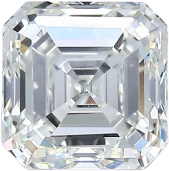 2.01 Carat J VS1 Asscher Natural Diamond