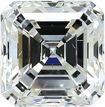 2.01 Carat J VS2 Asscher Natural Diamond