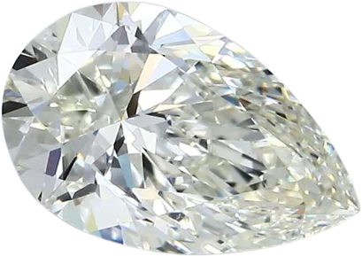 2.01 Carat J VVS2 Pear Natural Diamond