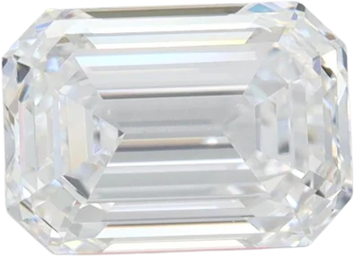 2.08 Carat D VVS1 Emerald Lab Diamond