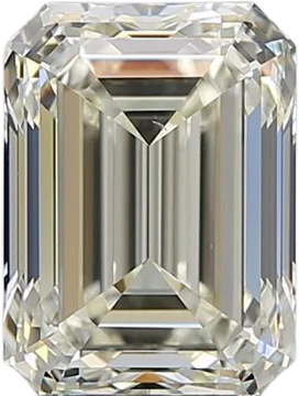 2.21 Carat J VS1 Emerald Natural Diamond