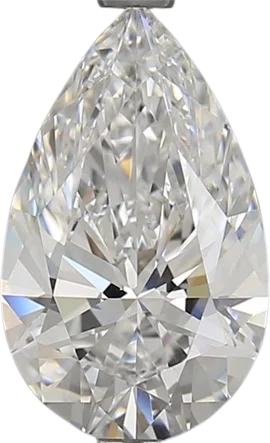 2.45 Carat D VVS1 Pear Lab Diamond