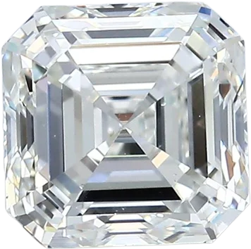 2.5 Carat H VS2 Asscher Natural Diamond