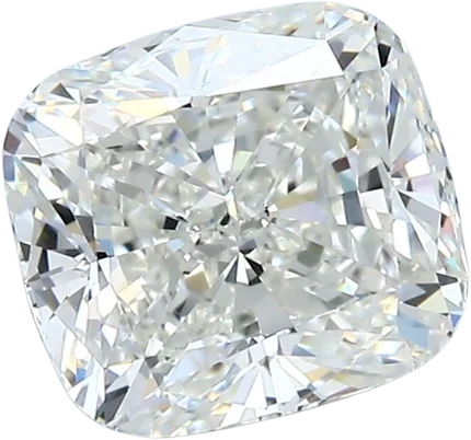 2.51 Carat H VS1 Elongated Cushion Natural Diamond