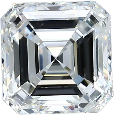 2.52 Carat F VS1 Asscher Natural Diamond