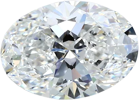 2.71 Carat F VVS1 Oval Natural Diamond