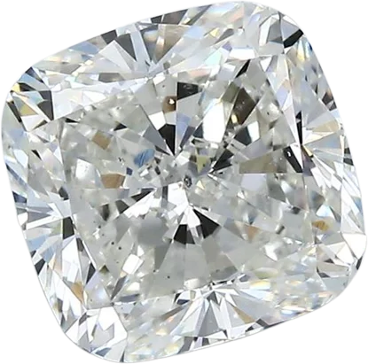 3.01 Carat H SI1 Cushion Natural Diamond