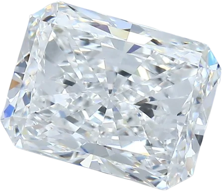 3.09 Carat E VS1 Radiant Natural Diamond