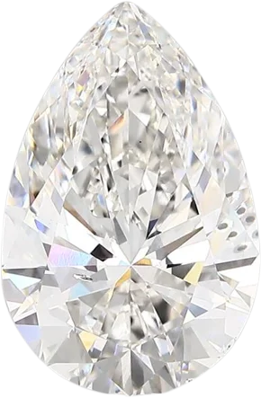 3.52 Carat G si1 Pear Lab Diamond