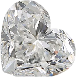 4.01 Carat F SI1 Heart Natural Diamond