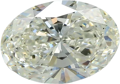 4.01 Carat K VS2 Oval Natural Diamond