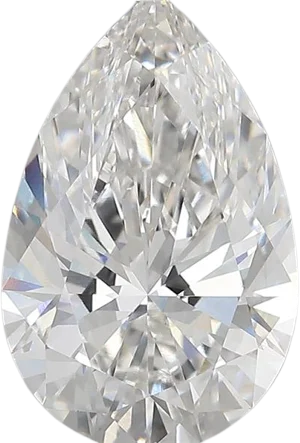 4.29 Carat G vs1 Pear Lab Diamond