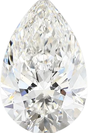 4.67 Carat F vs1 Pear Lab Diamond