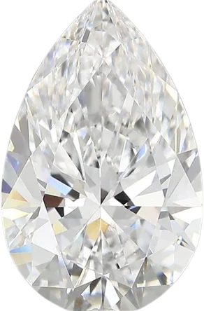 5.07 Carat E vs1 Pear Lab Diamond