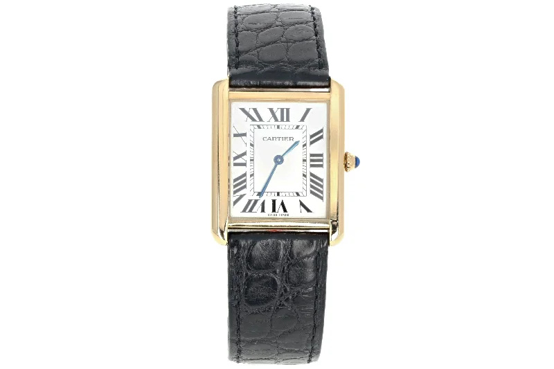 18K Yellow Gold Cartier Tank Solo