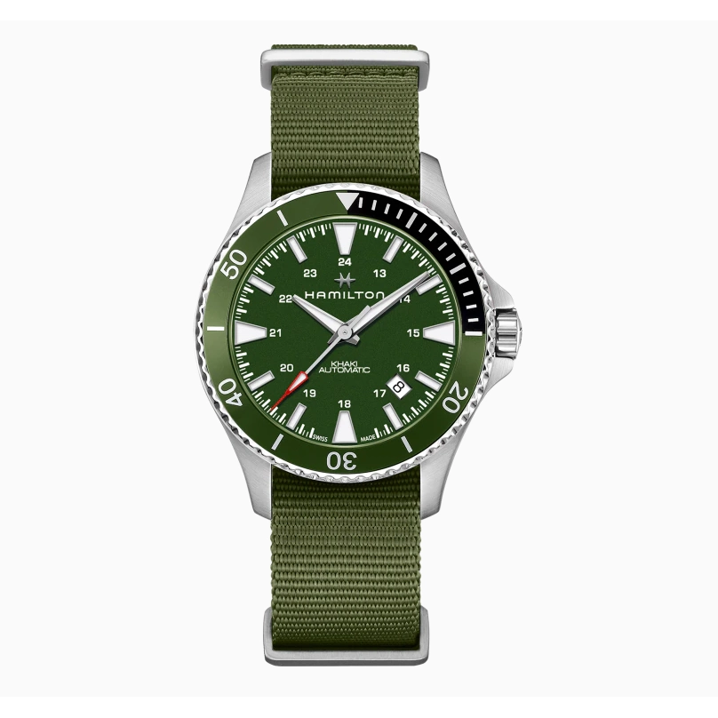 Hamilton Khaki Navy Scuba Auto Green Dial 40mm