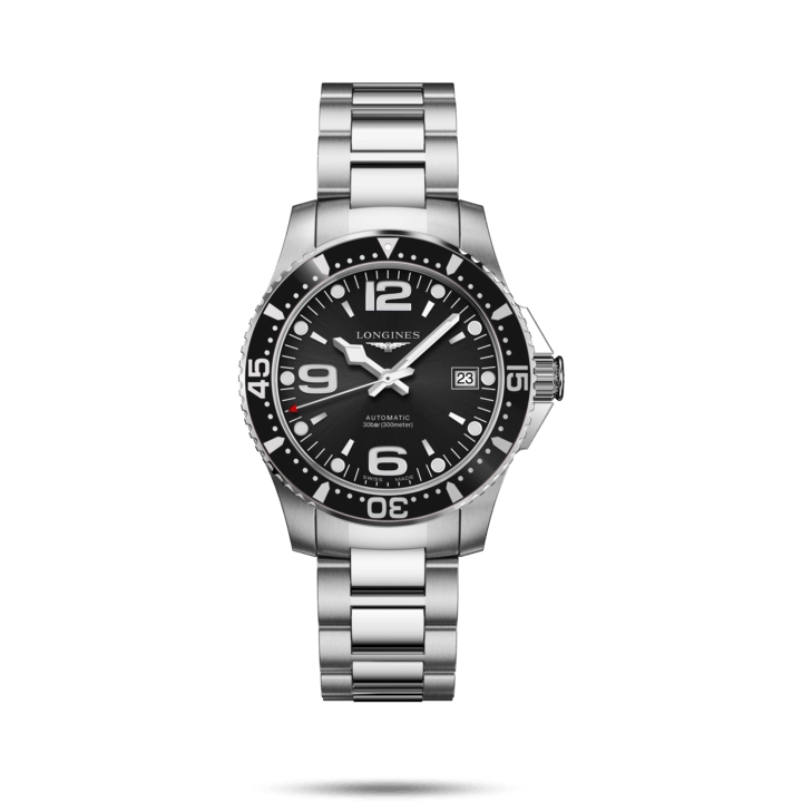 Longines Hydroconquest Stainless Steel Black Dial 39mm