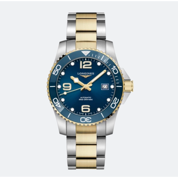 Longines Hydroconquest Two-Tone Blue Dial 41mm Automatic