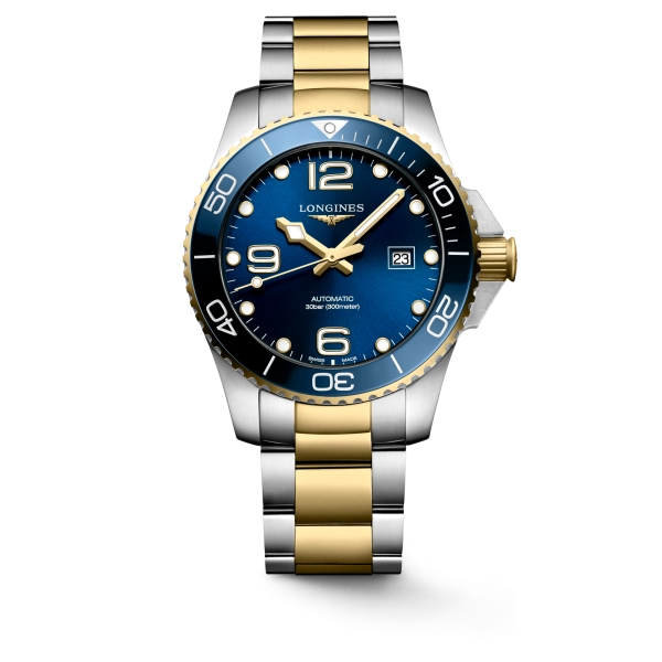 Longines Hydroconquest Two-Tone Blue Dial 43mm Automatic