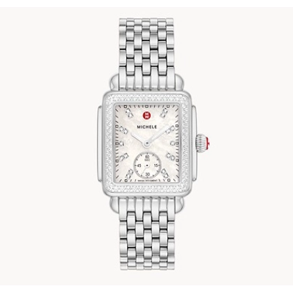 Michele Deco Mid Diamond MOP Dial Quartz