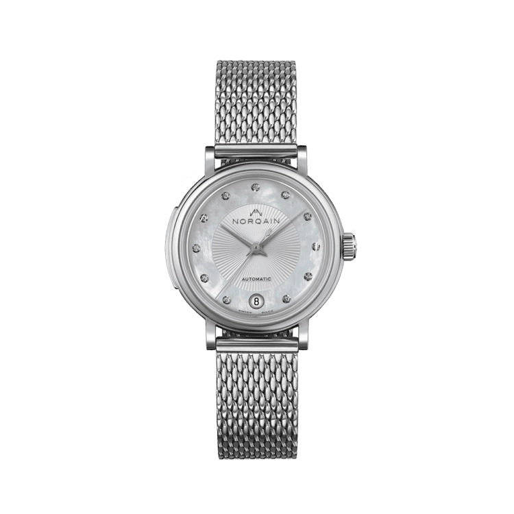 NORQAIN Freedom 60 34mm MOP Diamond Dial Automatic