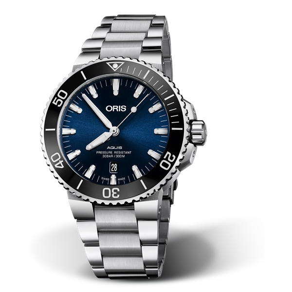 Oris Aquis Date Watch Blue Dial 43.5mm Automatic