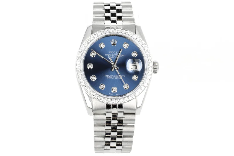 Rolex Datejust 16014 Diamond Dial and Bezel