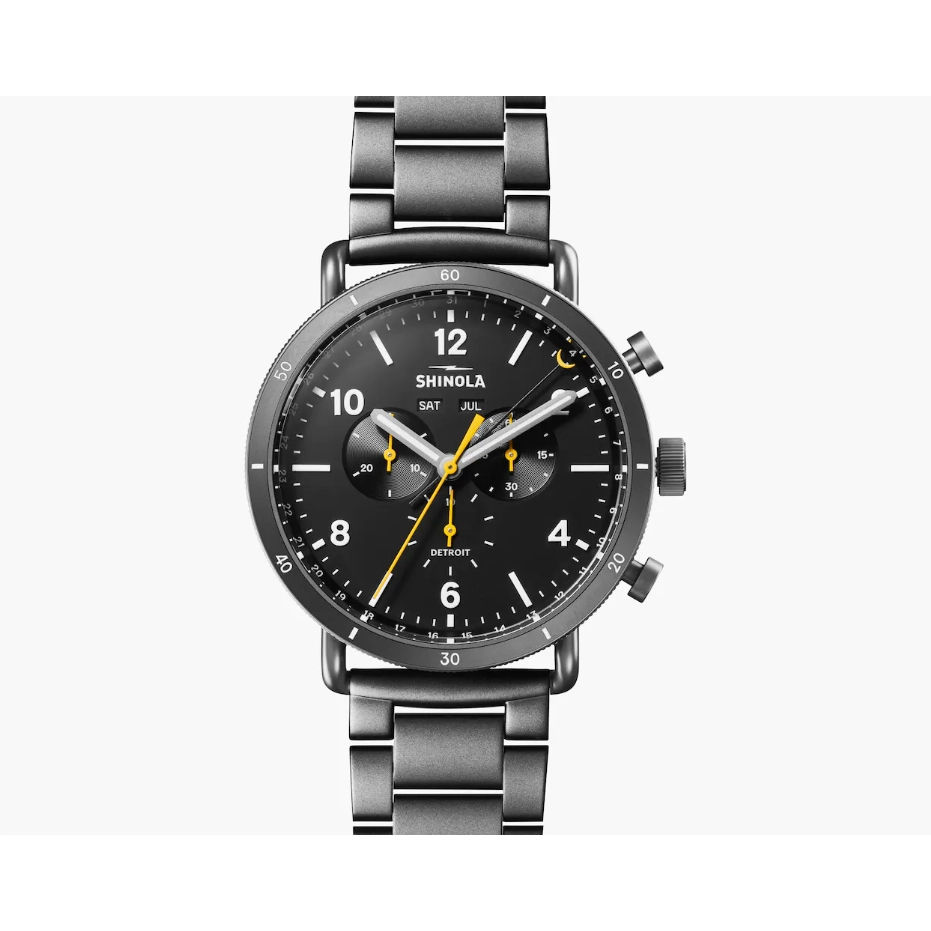 Shinola The Canfield Sport 45mm Gunmetal PVD Quartz