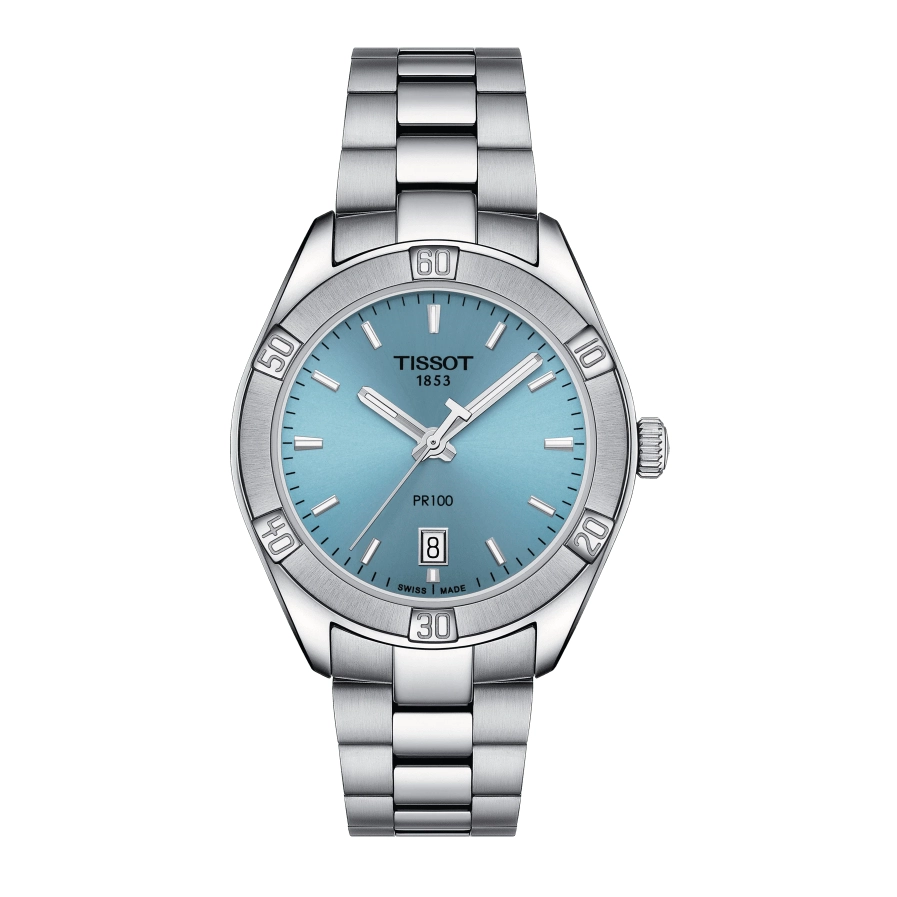 Tissot PR 100 Lady Sport Chic Light Blue Dial 36mm Quartz