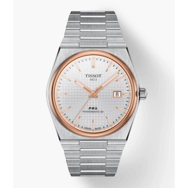 Tissot PRX Powermatic 80 Two-Tone Silver Dial 39.50mm Automatic